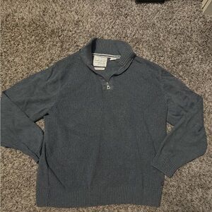 Weatherproof Men's Gray Zip-Up XL Sweater